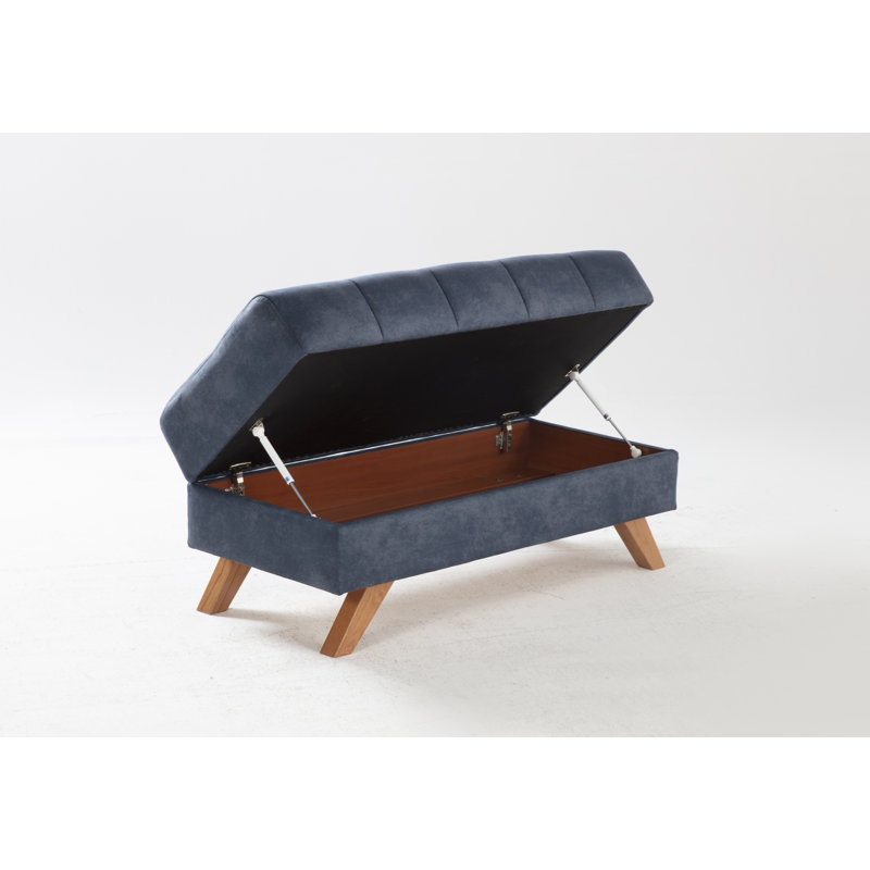 Eleada Microfiber / Microsuede Upholstered Storage Bench