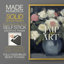 FLORAL DCX Series - Impression encadrée de qualité supérieure - Prêt à accrocher - Aucun clou requis-1377922829-1377922825