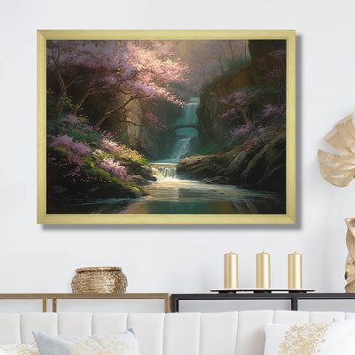 Madrina Cherry Blossom Stream VI sur toile