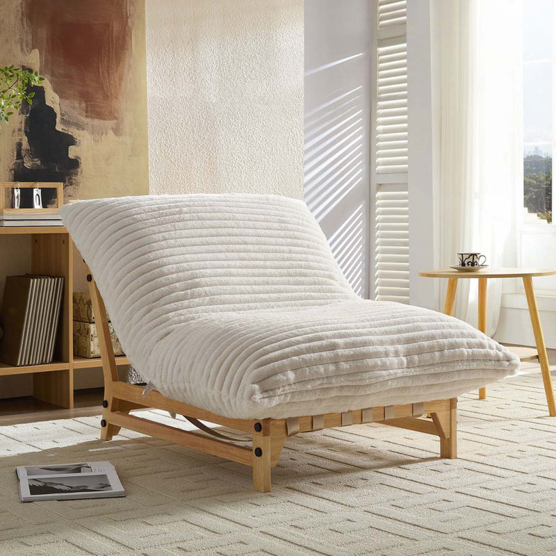 Fauteuil d'appoint sans accents Accent, Blanc cassé