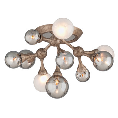 Plafonnier semi-encastré 11 lumières Element