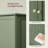 Bathroom Floor Storage Cabinet with 2 Adjustable Shelve-1567161023
