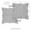 Frayed Lattice Creme & Black Pillow 20x20-1142515555