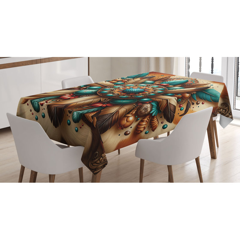 Drakar Rectangle No Pattern Microfiber Tablecloth, 84" Rectangle