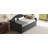 Twin Size Tufted Upholstered Daybed with Trundle ,Velvet Sofabed with USB&Type-C Charging Ports,No Box-spring Needed,Black-1639102216