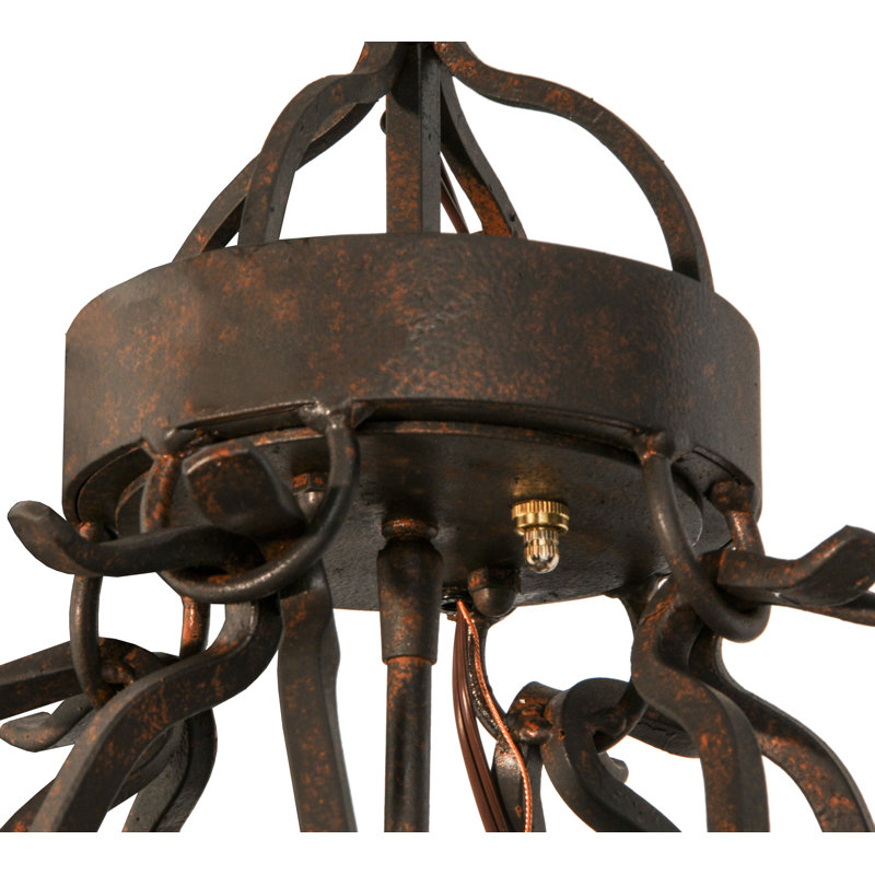 Wagon Wheel 5 - Light Chandelier