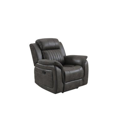 Fauteuil inclinable en cuir Arismel