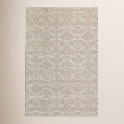 Hand-Tufted Floral Wool Rug