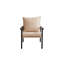 Structure de fauteuil en métal avec dossier rembourré Turnbridge-2089022118-2115186163