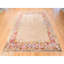 Tapis art déco chinois antique brun 8 pi 10 po x 11 pi 5 po