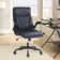 Llambrini Ergonomic Executive Chair  Faux Leather Office Chair with Headrest