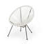 Ensemble de 2 chaises d'extérieur Modern Clean Lines-130604582