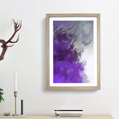 Paint Strokes in Abstract - Picture Frame Painting Print