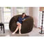 Fauteuil à billes - Fauteuil à billes rond rembourré en mousse à mémoire de forme avec housse amovible et lavable à la machine - Fauteuil à billes avec housse en microfibre douce - Plusieurs tailles et plusieurs tissus lavables à la machine-2145937777-2127524617