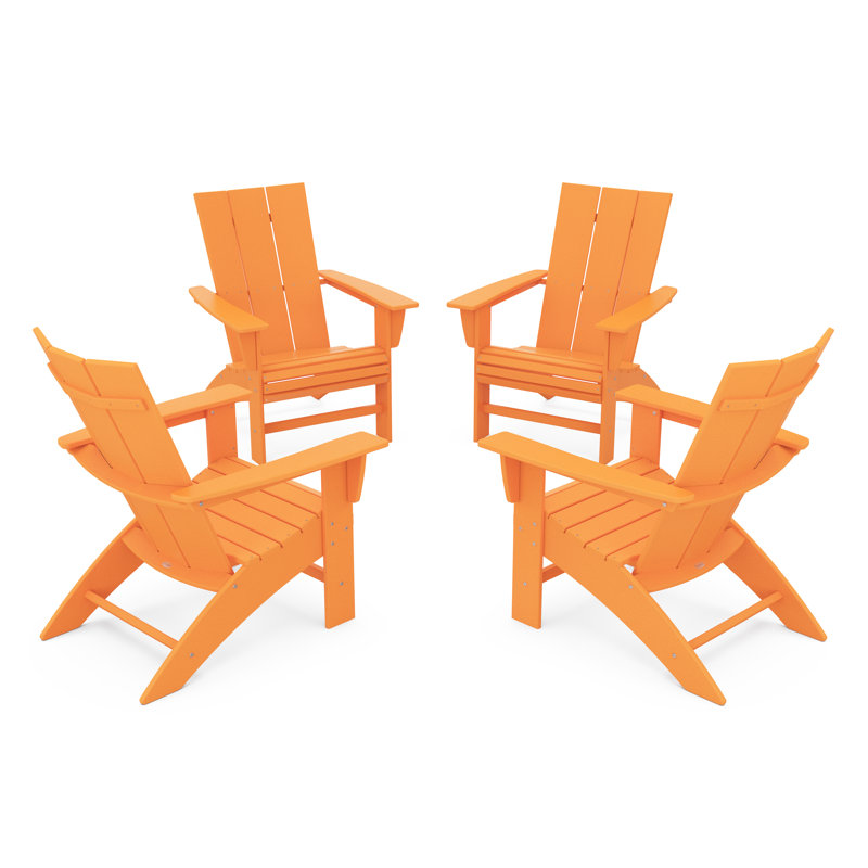Chaise Adirondack POLYWOOD, Tangerine