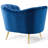 Silver Orchid Blandick Velvet Armchair-1322947078