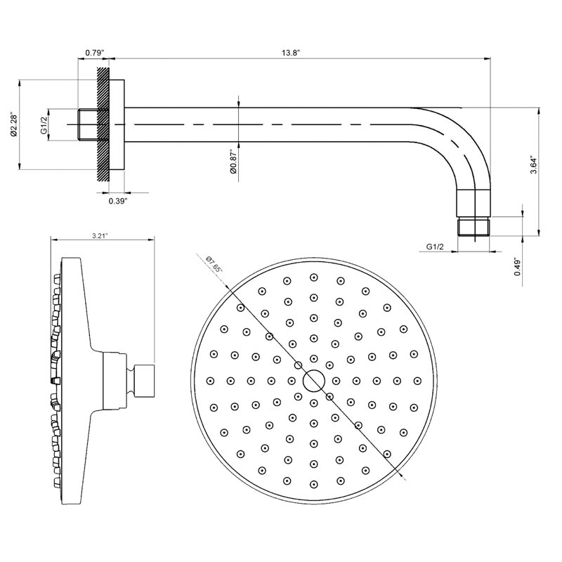 Rain Rain Shower Head