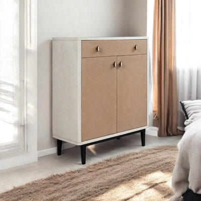 Bois massif + armoire de bar, poids de 149 lb, fabrication 42,25 po Hauteur, armoire attrayante