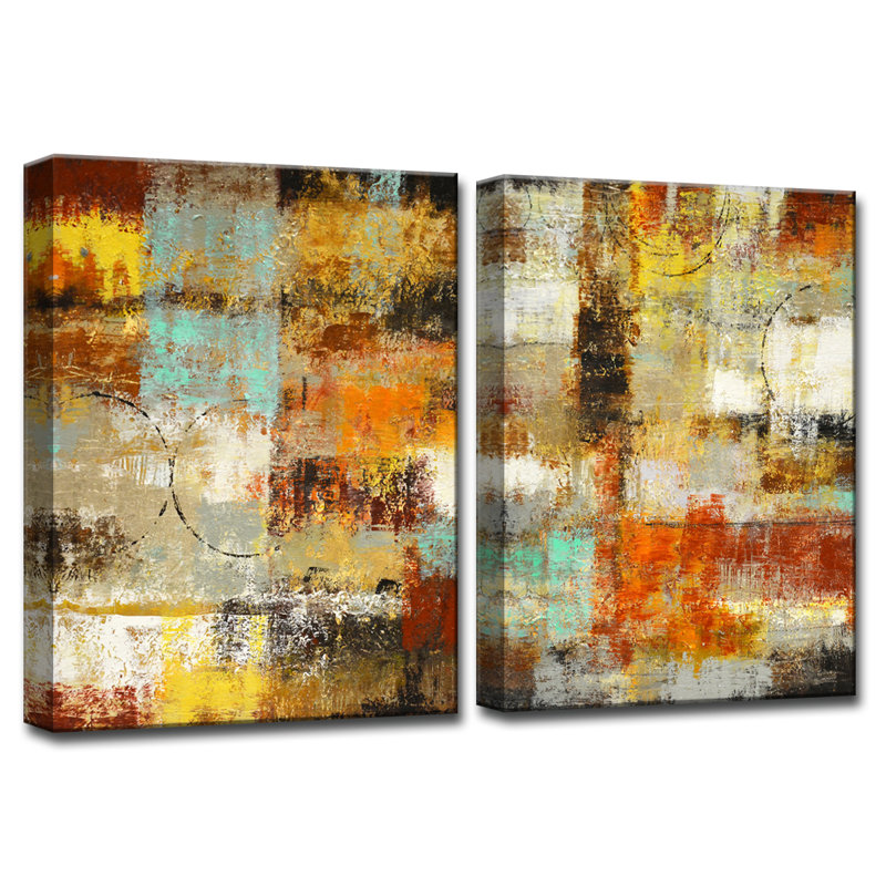 «Revelation» par Norman Wyatt Jr., ensemble de 2 reproductions d'art sur toiles tendues, H 16 po x l 24 po x P 1,5 po