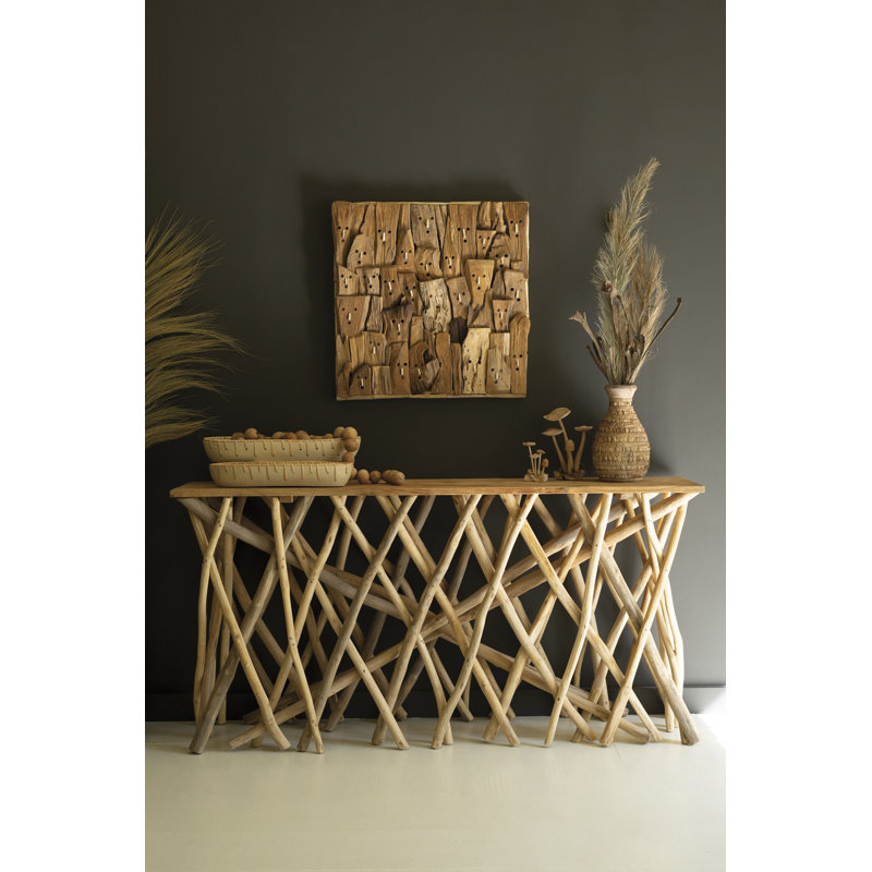 63'' Solid Wood Console Table