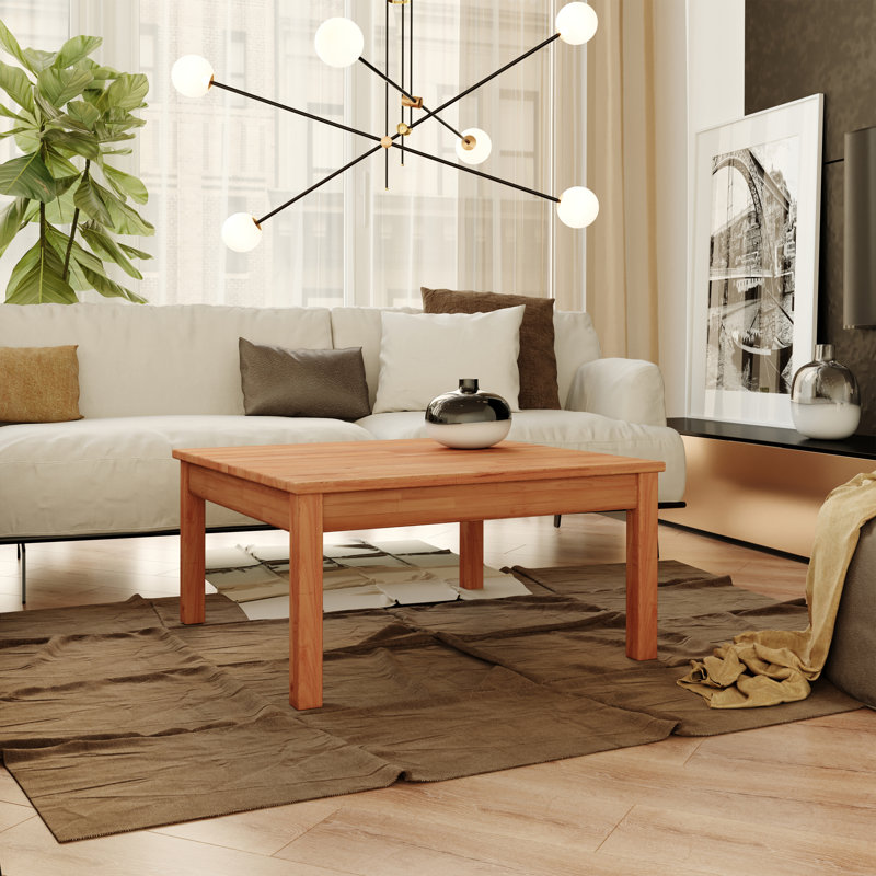 Juliana Solid Wood Coffee Table, Beech Heartwood