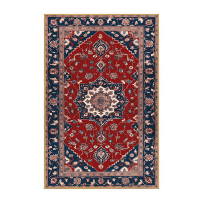 Machine Washable Persian Brown Area Rug