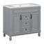 Meuble-lavabo moderne avec lavabo supérieur, meuble-lavabo moderne avec 2 portes à fermeture douce et 2 tiroirs, meuble-lavabo simple-432471574