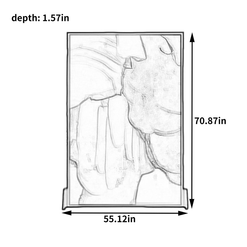 Petracca, 70.87" H x 55.12" W x 1.57" D