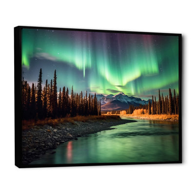 «Yukon Northern Lights Beauty I», reproduction sur toile