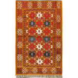 Vintage One-of-a-Kind Rectangle 4'1" X 6'6" Hand Knotted Area Rug