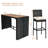 Arayla Rectangular 6 - Person 73" Long Bar Height Dining Set with Cushions