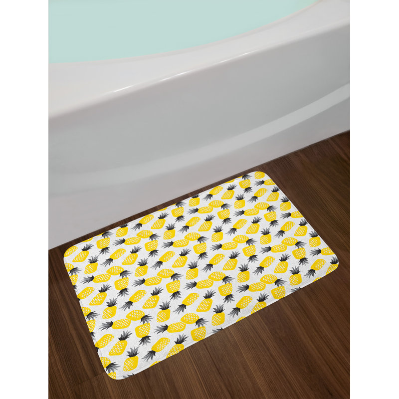 Tapis de bain star ananas