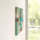 Teal And Aqua Reflections #2 by Silvia Vassileva - Print on Canvas