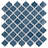 Hudson Tangier 12-3/8 " x 12-3/8 " Porcelain Arabesque Mosaic Wall & Floor Tile-2017749755