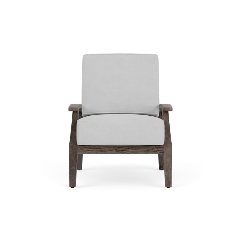 Frontier Outdoor Lounge Chair, Bark, Wayfarer Dune