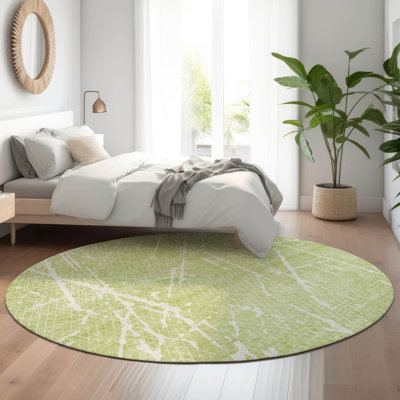 Premium Machine Washable Cerrito Aloe Rug
