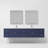 Geneva 84" Wall-Mounted Double Bathroom Vanity Set with Mirror-87285971-112952429