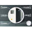 Huldar Glass Flat Wall Mirror