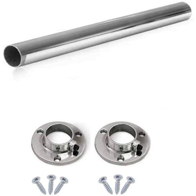 Lukes Metal Closet Rod