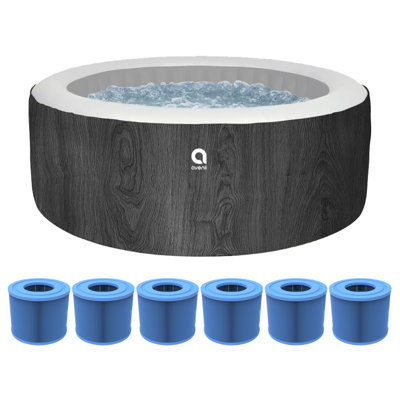 JLeisure 120 Volt 6 Person 140 - Jet Vinyl Round Inflatable Hot Tub