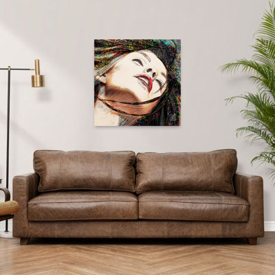 Impression d'art abstrait contemporain abstrait
