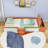 Upholstered Daybed with Gas Lift Storage Ottoman-40301456-40301468