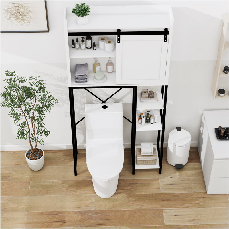 Katiuska Freestanding Bathroom Cabinet,Over The Toilet Storage Cabinet, 64.56" H x 32.48" W x 11.81" D Duplicate