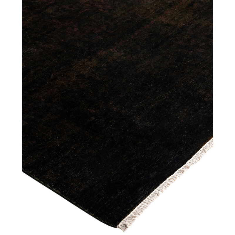 Overdyed One-of-a-Kind 8' 1" X 10' 1" Hand Knotted Area Rug