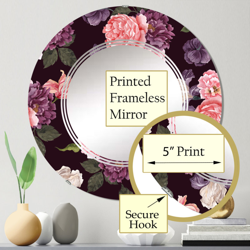 Miroir de salle de bain sans cadre, 24 po x 24 po
