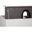 Meuble-lavabo flottant avec lavabo, conception murale pour une décoration de salle de bain moderne et peu encombrante.-1690496042