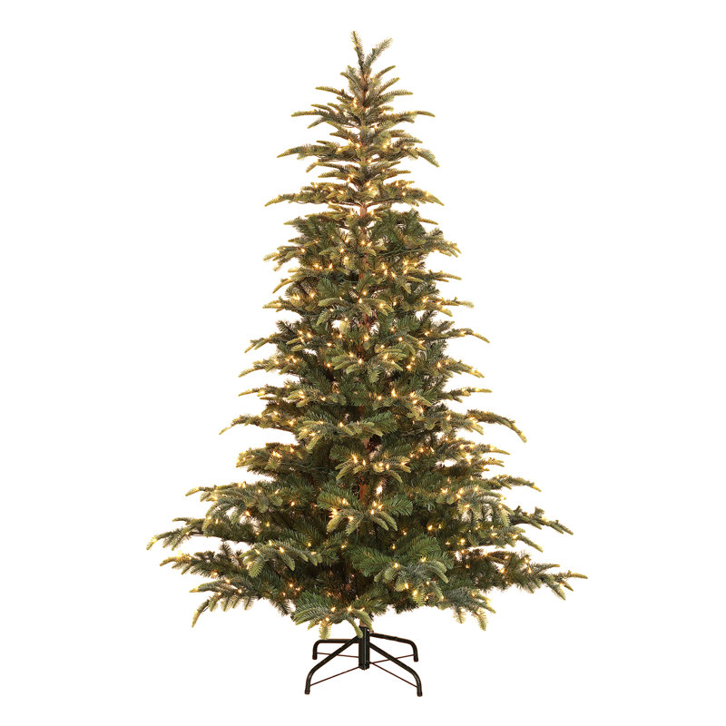 Sapin de Noël artificiel pré-éclairé, 7.5'