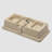 Go Peak Track 14'' Ceramic Rectangular Bathroom Sink with Overflow