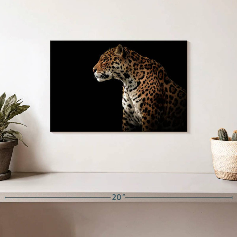Brampt Midnight Jaguar, 8" H x 12" W