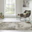 Edgeworth Abstract Machine Woven Cream Grey Area Rug-1436909084